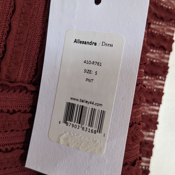 Bailey 44 Allesandra Ruffle Pointelle Dress Sheer - Picture 14 of 14